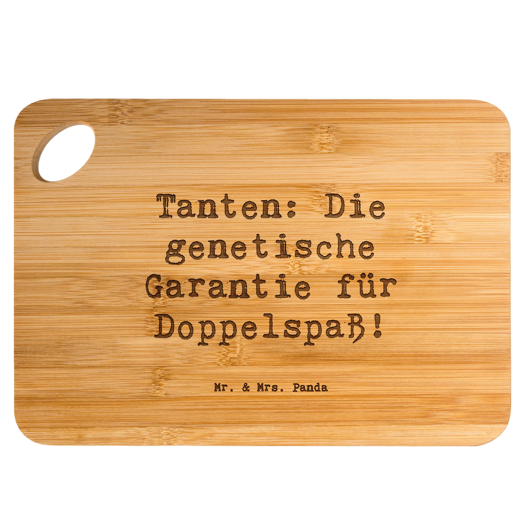 Bambus - deska do krojenia Przysłowie Tanten: Die genetische Garantie für Doppelspaß! Rodzina, Dzień Ojca, Dzień Matki, brat, siostra, mama, tata, babcia, dziadek