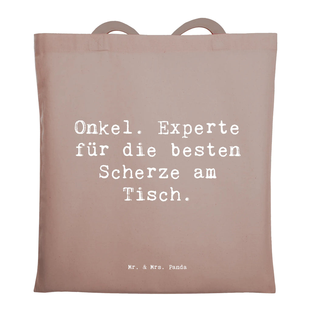 Tote bag Powiedzenie Onkel. Experte für die besten Scherze am Tisch. Beuteltasche, Beutel, Einkaufstasche, Jutebeutel, Stoffbeutel, Tasche, Shopper, Umhängetasche, Strandtasche, Schultertasche, Stofftasche, Tragetasche, Badetasche, Jutetasche, Einkaufstüte, Laptoptasche, Familie, Vatertag, Muttertag, Bruder, Schwester, Mama, Papa, Oma, Opa