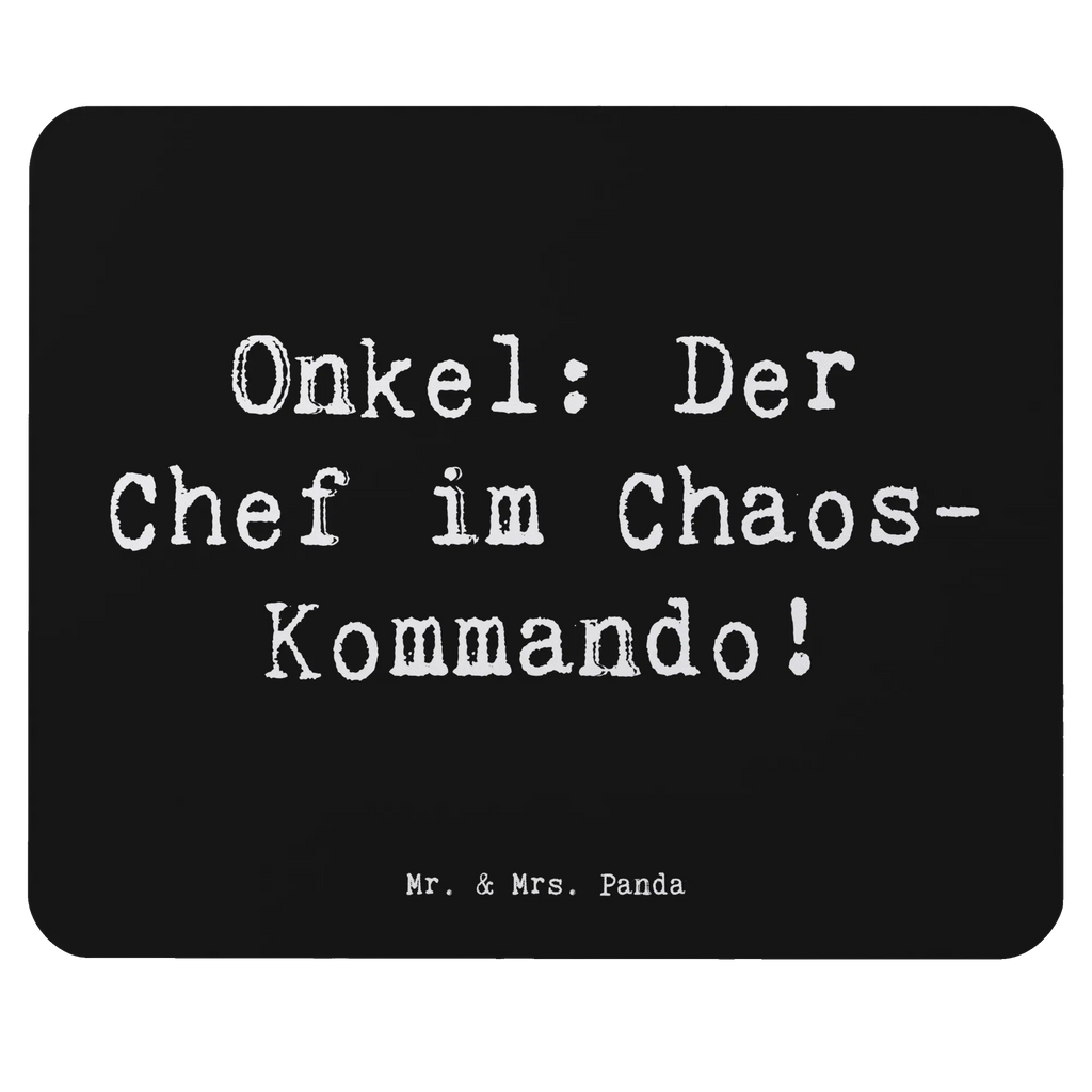 Mouse mat Saying Onkel: Der Chef im Chaos-Kommando! PC Zubehör, Einzigartiges Mauspad, Designer Mauspad, Mauspad Büro, Computer zubehör, Mausunterlage, Büroausstattung, Mauspad, Arbeitszimmer, Mousepad, Familie, Vatertag, Muttertag, Bruder, Schwester, Mama, Papa, Oma, Opa