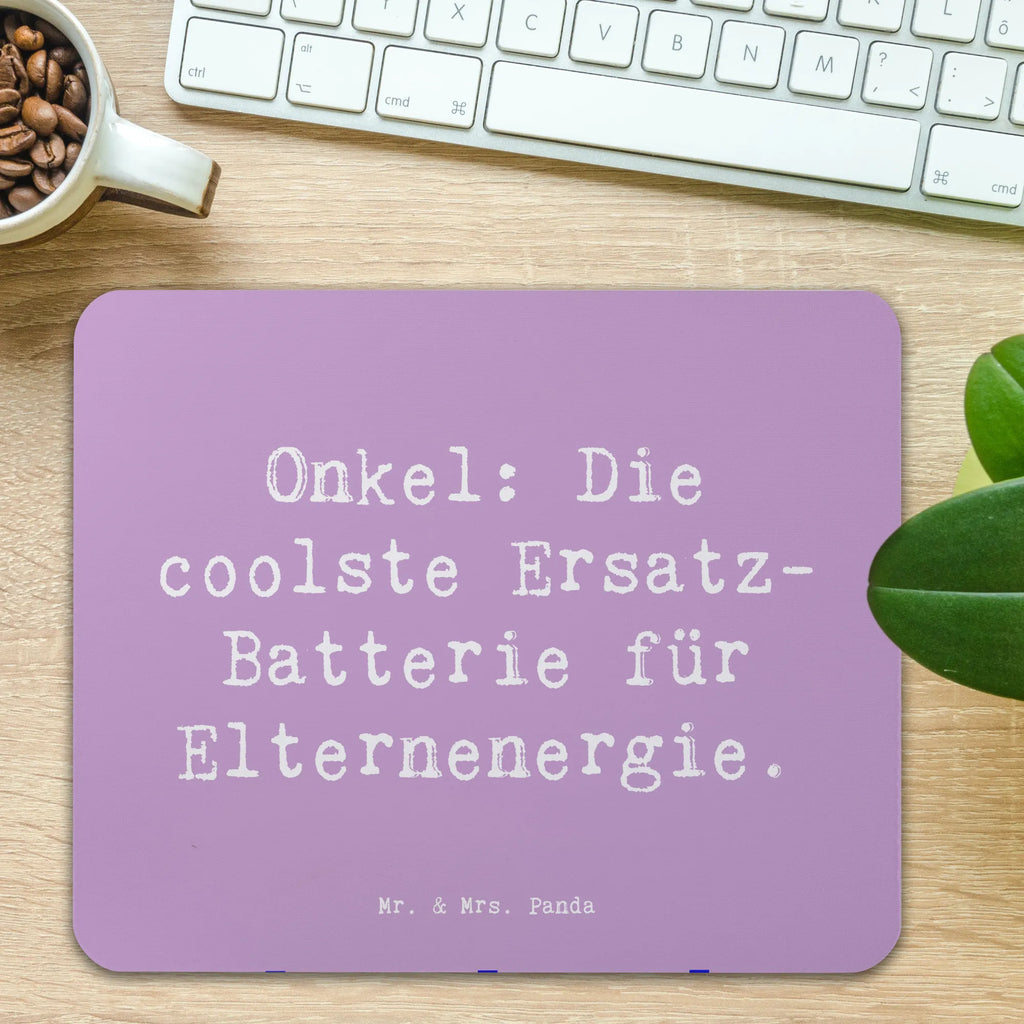 Mouse mat Saying Onkel: Die coolste Ersatz-Batterie für Elternenergie. Mousepad, Computer zubehör, Büroausstattung, PC Zubehör, Arbeitszimmer, Mauspad, Einzigartiges Mauspad, Designer Mauspad, Mausunterlage, Mauspad Büro, Familie, Vatertag, Muttertag, Bruder, Schwester, Mama, Papa, Oma, Opa