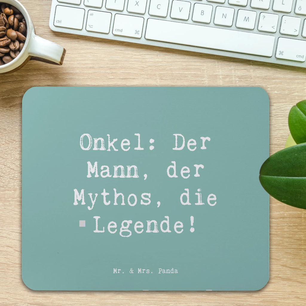 Mouse mat Saying Onkel: Der Mann, der Mythos, die Legende! Mousepad, Computer zubehör, Büroausstattung, PC Zubehör, Arbeitszimmer, Mauspad, Einzigartiges Mauspad, Designer Mauspad, Mausunterlage, Mauspad Büro, Familie, Vatertag, Muttertag, Bruder, Schwester, Mama, Papa, Oma, Opa