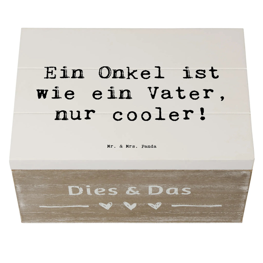 Holzkiste Spruch Cooler Onkel Aufbewahrungsbox, Dekokiste, Kiste, Geschenkbox, Erinnerungskiste, Truhe, Holzkiste, Geschenkdose, Schatulle, Erinnerungsbox, XXL, Schatzkiste, Familie, Vatertag, Muttertag, Bruder, Schwester, Mama, Papa, Oma, Opa