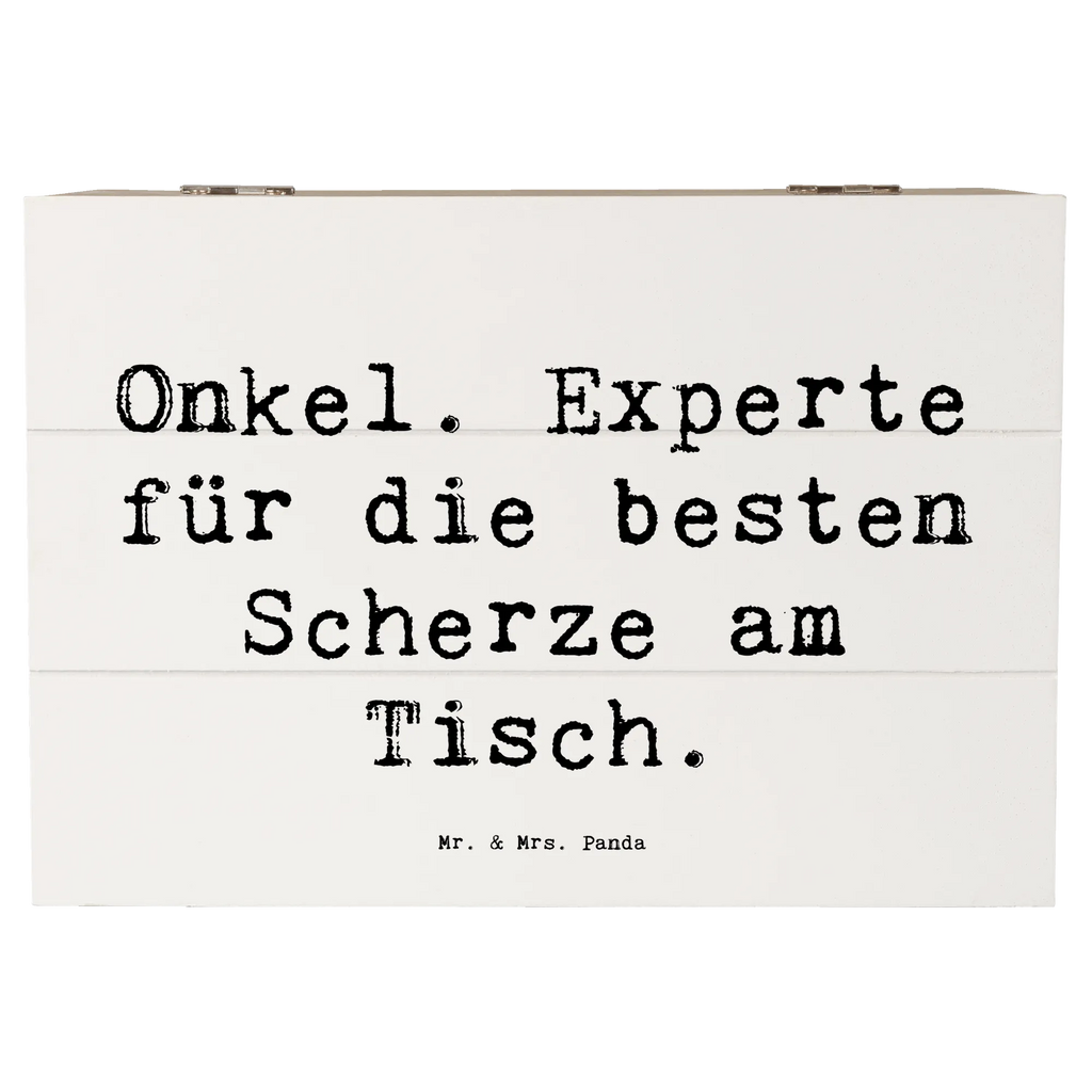 Holzkiste Spruch Onkel Scherzkönig Aufbewahrungsbox, Erinnerungsbox, Schatzkiste, Erinnerungskiste, Dekokiste, Schatulle, Kiste, Truhe, Holzkiste, Geschenkdose, XXL, Geschenkbox, Familie, Vatertag, Muttertag, Bruder, Schwester, Mama, Papa, Oma, Opa
