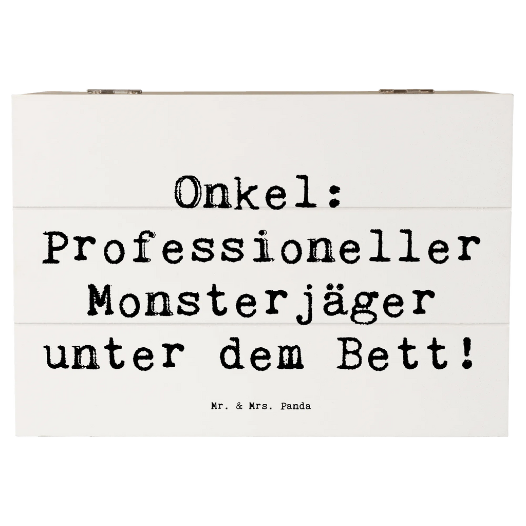 Holzkiste Spruch Onkel Monsterjäger Geschenkdose, Schatulle, Kiste, Truhe, Dekokiste, Erinnerungsbox, Holzkiste, Erinnerungskiste, Geschenkbox, Schatzkiste, Aufbewahrungsbox, XXL, Familie, Vatertag, Muttertag, Bruder, Schwester, Mama, Papa, Oma, Opa