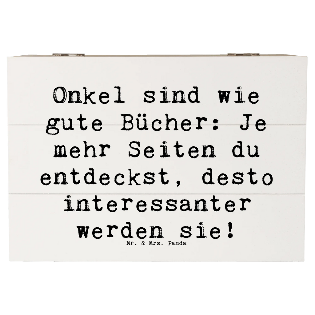 Holzkiste Spruch Onkel Bücher Kiste, Geschenkbox, Truhe, Erinnerungskiste, Schatzkiste, Holzkiste, Dekokiste, Aufbewahrungsbox, Geschenkdose, Erinnerungsbox, Schatulle, XXL, Familie, Vatertag, Muttertag, Bruder, Schwester, Mama, Papa, Oma, Opa
