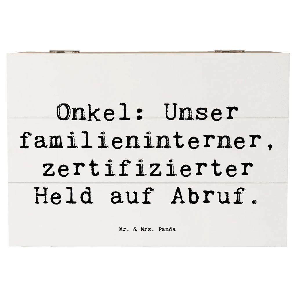 Holzkiste Spruch Onkel-Held Dekokiste, Geschenkdose, Schatulle, Kiste, Schatzkiste, Erinnerungskiste, Truhe, XXL, Aufbewahrungsbox, Geschenkbox, Holzkiste, Erinnerungsbox, Familie, Vatertag, Muttertag, Bruder, Schwester, Mama, Papa, Oma, Opa