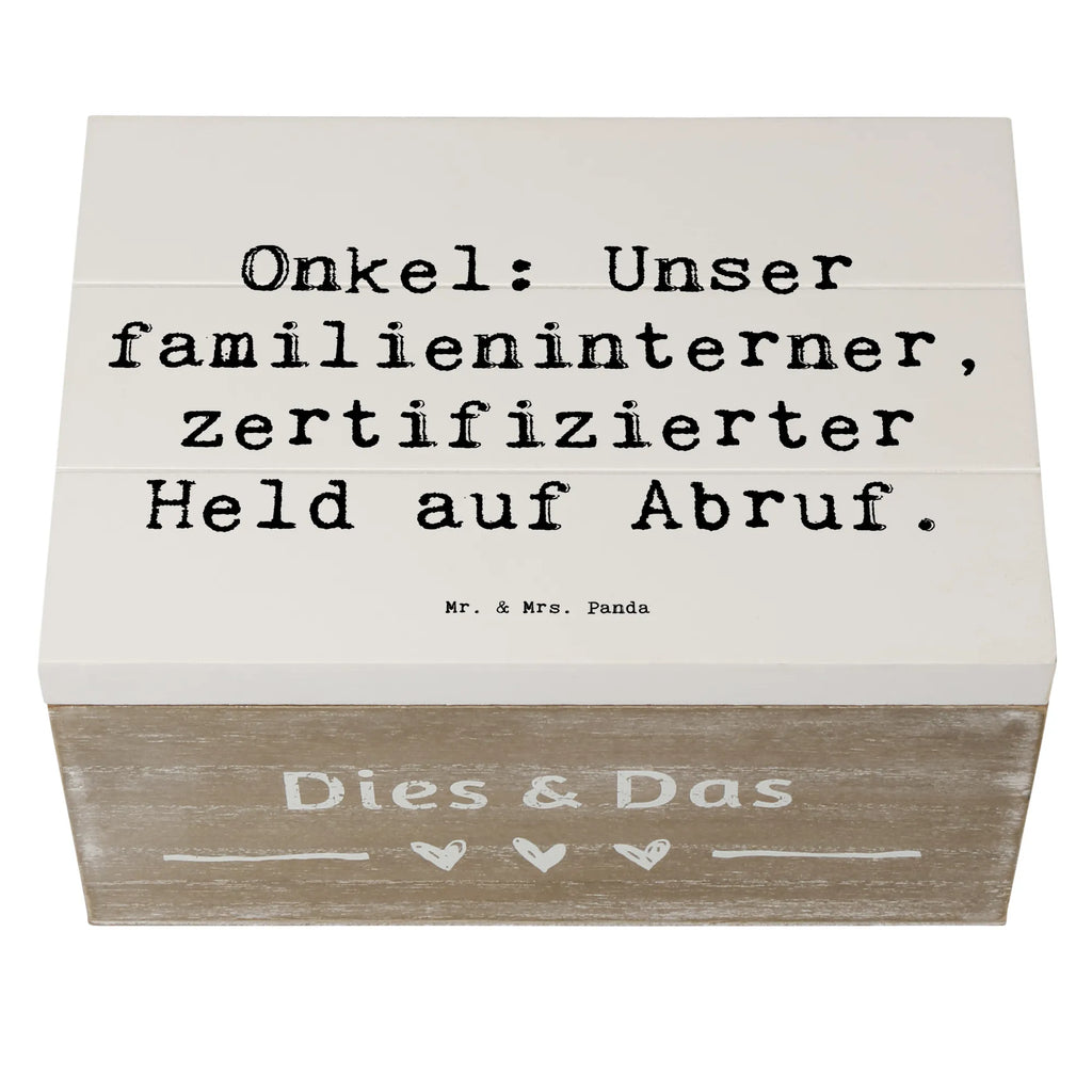 Holzkiste Spruch Onkel-Held Dekokiste, Geschenkdose, Schatulle, Kiste, Schatzkiste, Erinnerungskiste, Truhe, XXL, Aufbewahrungsbox, Geschenkbox, Holzkiste, Erinnerungsbox, Familie, Vatertag, Muttertag, Bruder, Schwester, Mama, Papa, Oma, Opa
