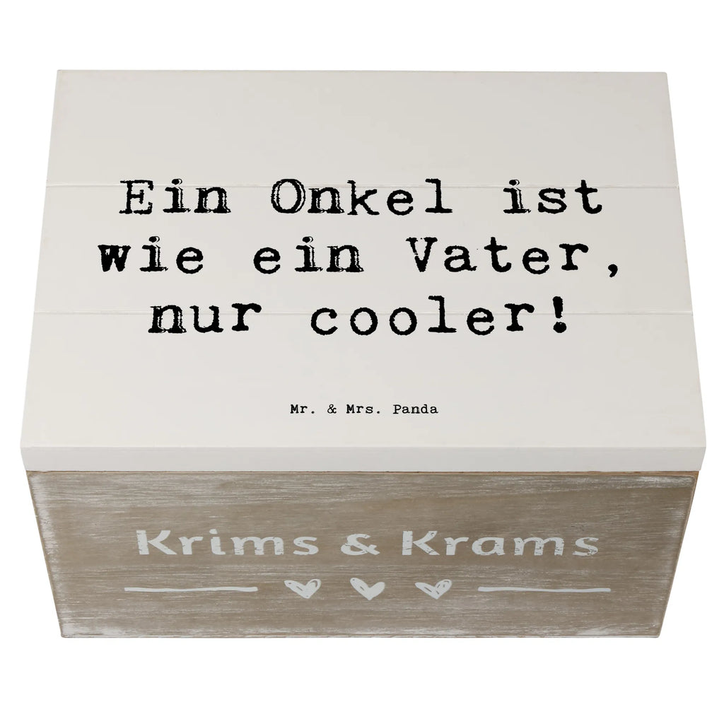 Holzkiste Spruch Cooler Onkel Aufbewahrungsbox, Dekokiste, Kiste, Geschenkbox, Erinnerungskiste, Truhe, Holzkiste, Geschenkdose, Schatulle, Erinnerungsbox, XXL, Schatzkiste, Familie, Vatertag, Muttertag, Bruder, Schwester, Mama, Papa, Oma, Opa