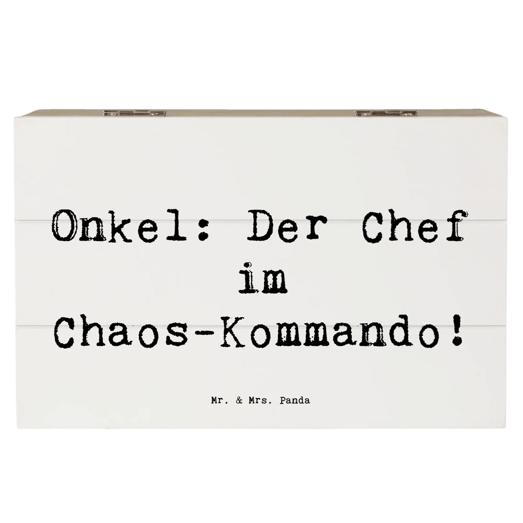 Holzkiste Spruch Onkel Chef Erinnerungsbox, Schatzkiste, Truhe, Dekokiste, Holzkiste, Geschenkdose, Geschenkbox, XXL, Kiste, Erinnerungskiste, Schatulle, Aufbewahrungsbox, Familie, Vatertag, Muttertag, Bruder, Schwester, Mama, Papa, Oma, Opa