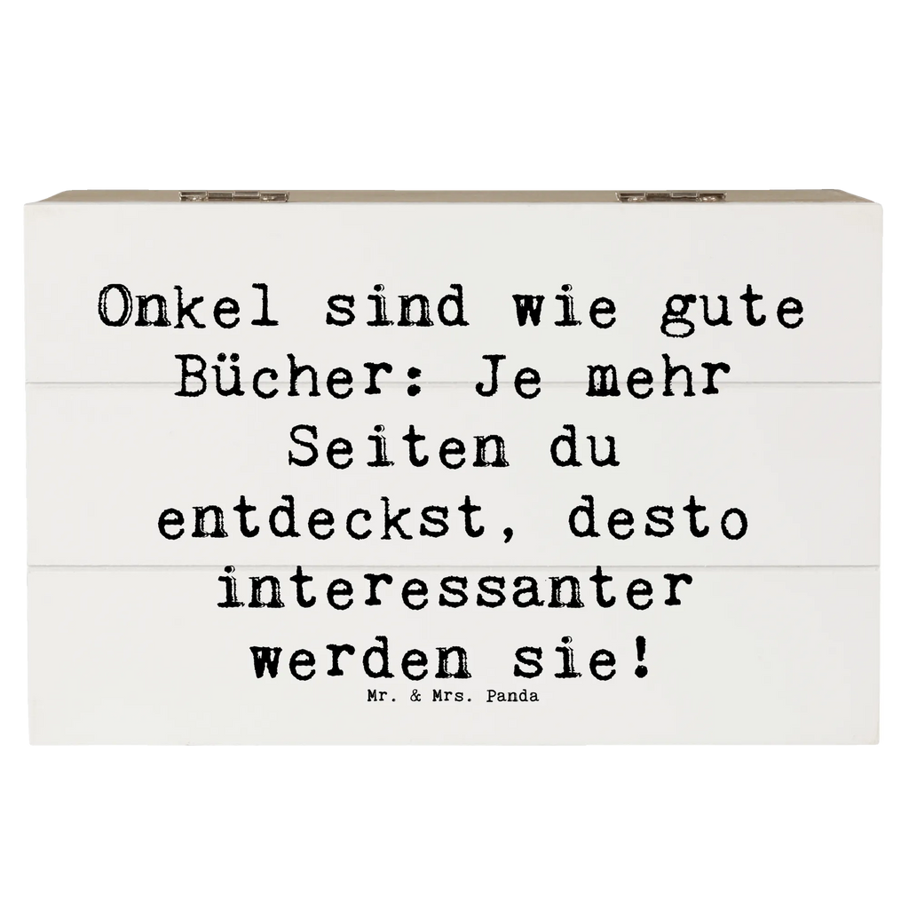 Holzkiste Spruch Onkel Bücher Kiste, Geschenkbox, Truhe, Erinnerungskiste, Schatzkiste, Holzkiste, Dekokiste, Aufbewahrungsbox, Geschenkdose, Erinnerungsbox, Schatulle, XXL, Familie, Vatertag, Muttertag, Bruder, Schwester, Mama, Papa, Oma, Opa