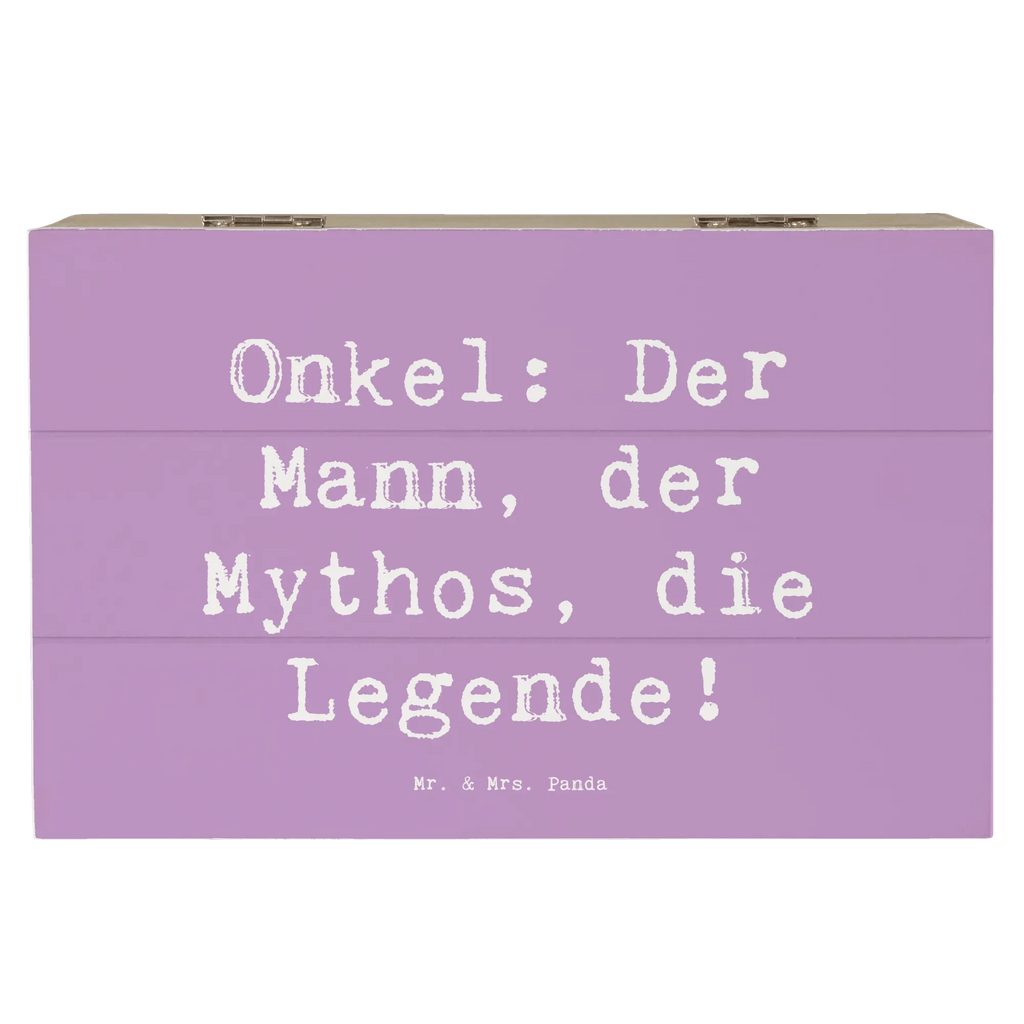 Holzkiste Spruch Onkel Legende Aufbewahrungsbox, Truhe, Dekokiste, Erinnerungsbox, Holzkiste, Erinnerungskiste, Schatzkiste, Schatulle, XXL, Kiste, Geschenkdose, Geschenkbox, Familie, Vatertag, Muttertag, Bruder, Schwester, Mama, Papa, Oma, Opa