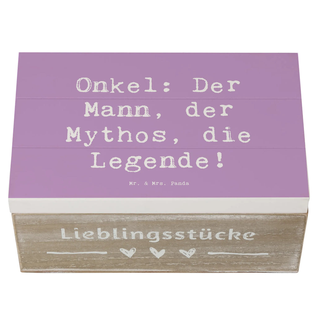 Holzkiste Spruch Onkel Legende Aufbewahrungsbox, Truhe, Dekokiste, Erinnerungsbox, Holzkiste, Erinnerungskiste, Schatzkiste, Schatulle, XXL, Kiste, Geschenkdose, Geschenkbox, Familie, Vatertag, Muttertag, Bruder, Schwester, Mama, Papa, Oma, Opa