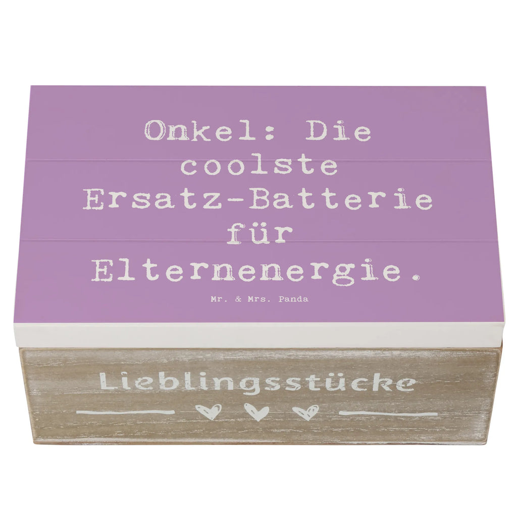 Holzkiste Spruch Onkel Energie Truhe, Aufbewahrungsbox, XXL, Geschenkdose, Geschenkbox, Erinnerungsbox, Kiste, Holzkiste, Erinnerungskiste, Dekokiste, Schatzkiste, Schatulle, Familie, Vatertag, Muttertag, Bruder, Schwester, Mama, Papa, Oma, Opa
