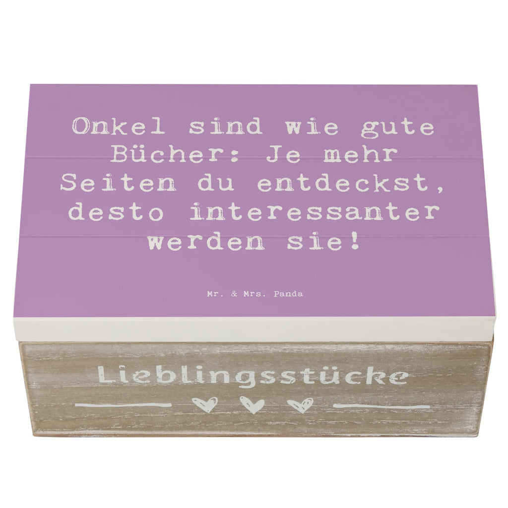 Holzkiste Spruch Onkel Bücher Kiste, Geschenkbox, Truhe, Erinnerungskiste, Schatzkiste, Holzkiste, Dekokiste, Aufbewahrungsbox, Geschenkdose, Erinnerungsbox, Schatulle, XXL, Familie, Vatertag, Muttertag, Bruder, Schwester, Mama, Papa, Oma, Opa