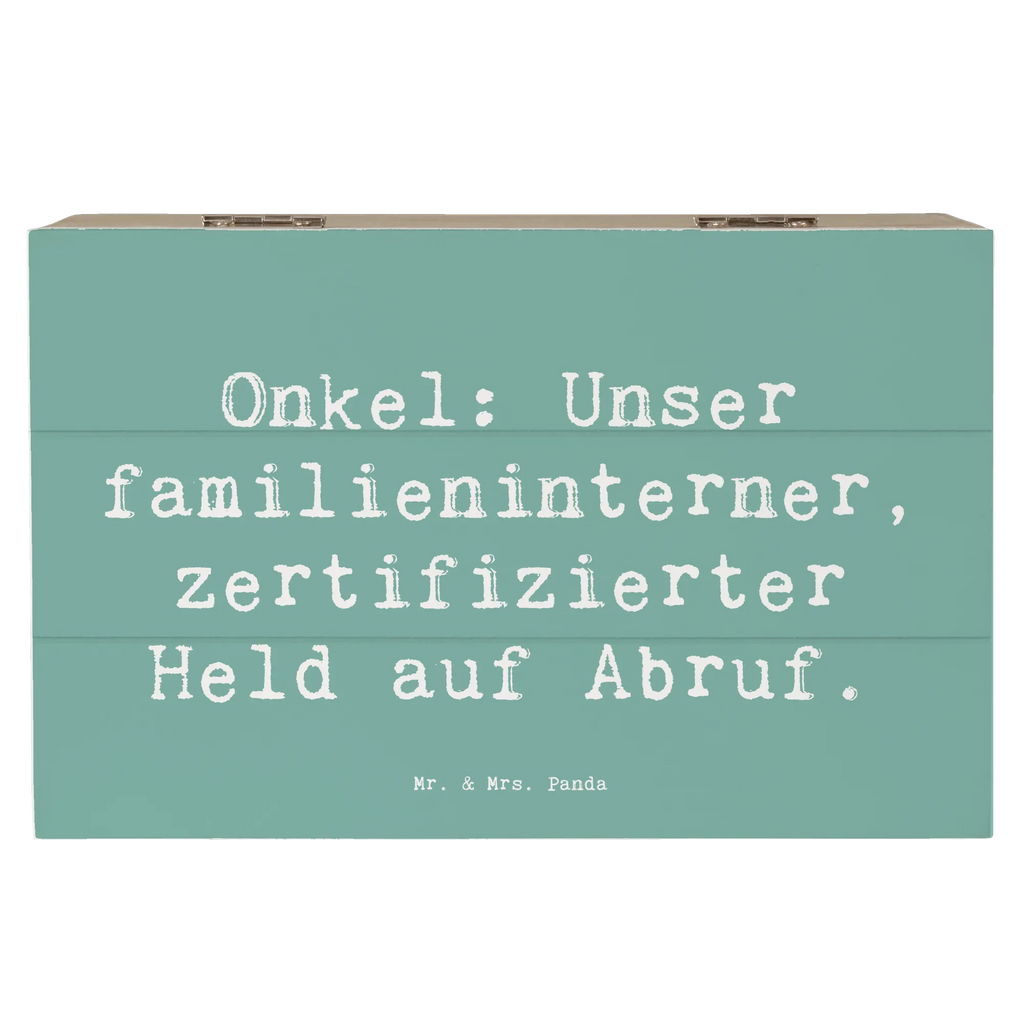 Holzkiste Spruch Onkel-Held Dekokiste, Geschenkdose, Schatulle, Kiste, Schatzkiste, Erinnerungskiste, Truhe, XXL, Aufbewahrungsbox, Geschenkbox, Holzkiste, Erinnerungsbox, Familie, Vatertag, Muttertag, Bruder, Schwester, Mama, Papa, Oma, Opa