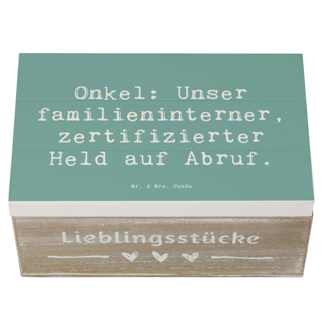 Holzkiste Spruch Onkel-Held Dekokiste, Geschenkdose, Schatulle, Kiste, Schatzkiste, Erinnerungskiste, Truhe, XXL, Aufbewahrungsbox, Geschenkbox, Holzkiste, Erinnerungsbox, Familie, Vatertag, Muttertag, Bruder, Schwester, Mama, Papa, Oma, Opa