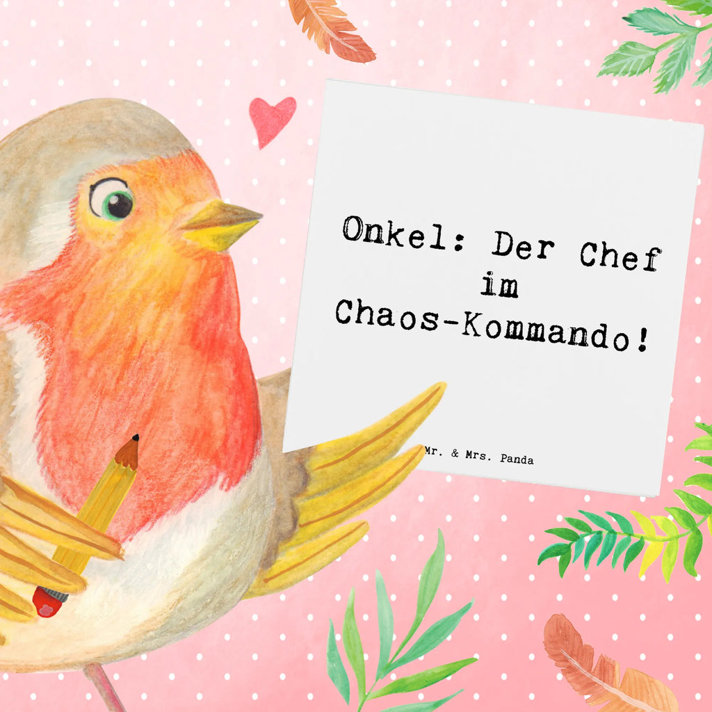 Deluxe Karte Spruch Onkel Chef Hochzeitskarte, Karte, Grußkarte, Klappkarte, Hochwertige Grußkarte, Geburtstagskarte, Glückwunschkarte, Hochwertige Klappkarte, Einladungskarte, Familie, Vatertag, Muttertag, Bruder, Schwester, Mama, Papa, Oma, Opa