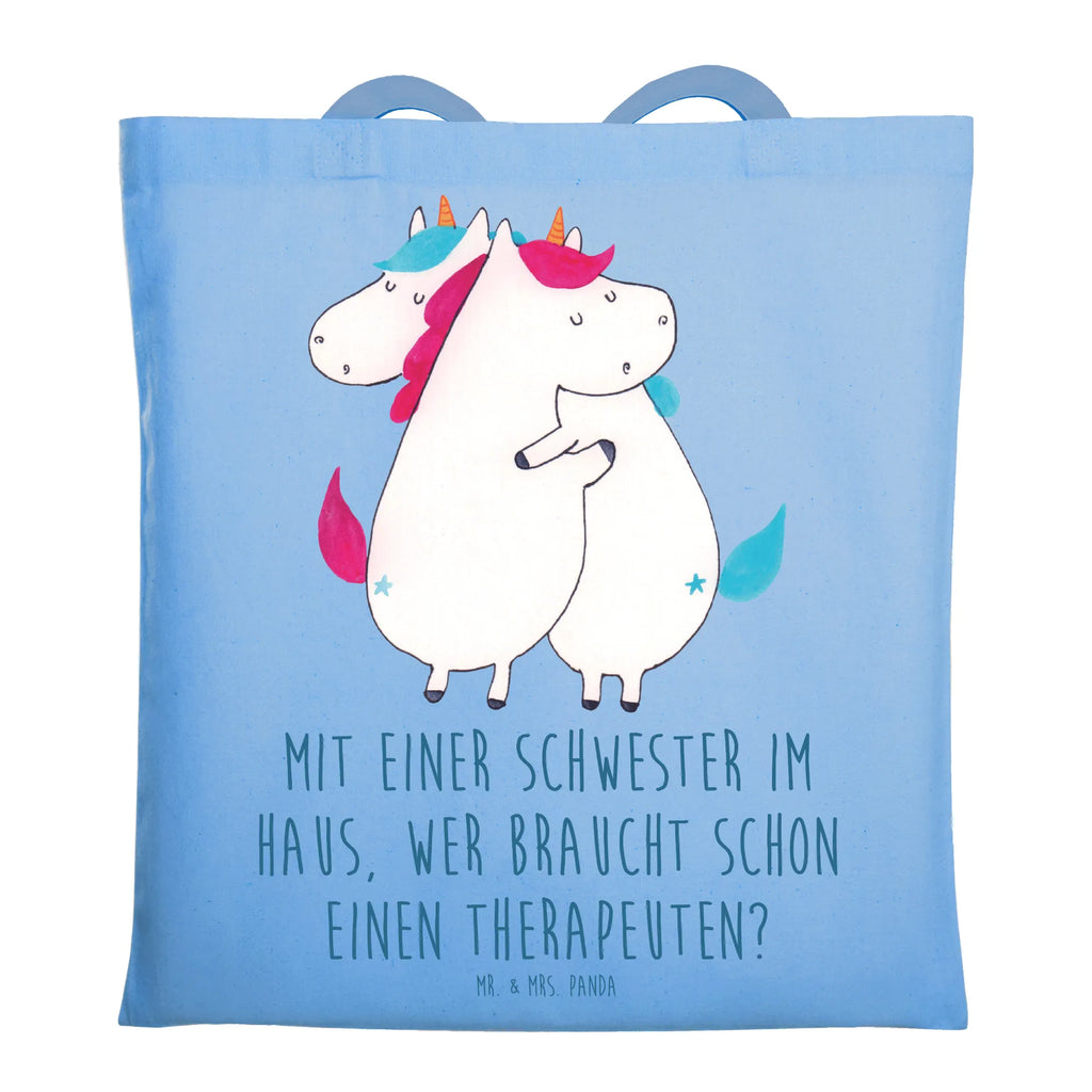 Tragetasche Schwester Glück Einkaufstüte, Jutebeutel, Tragetasche, Einkaufstasche, Strandtasche, Umhängetasche, Tasche, Schultertasche, Shopper, Beuteltasche, Laptoptasche, Beutel, Badetasche, Stofftasche, Stoffbeutel, Jutetasche, Familie, Vatertag, Muttertag, Bruder, Schwester, Mama, Papa, Oma, Opa