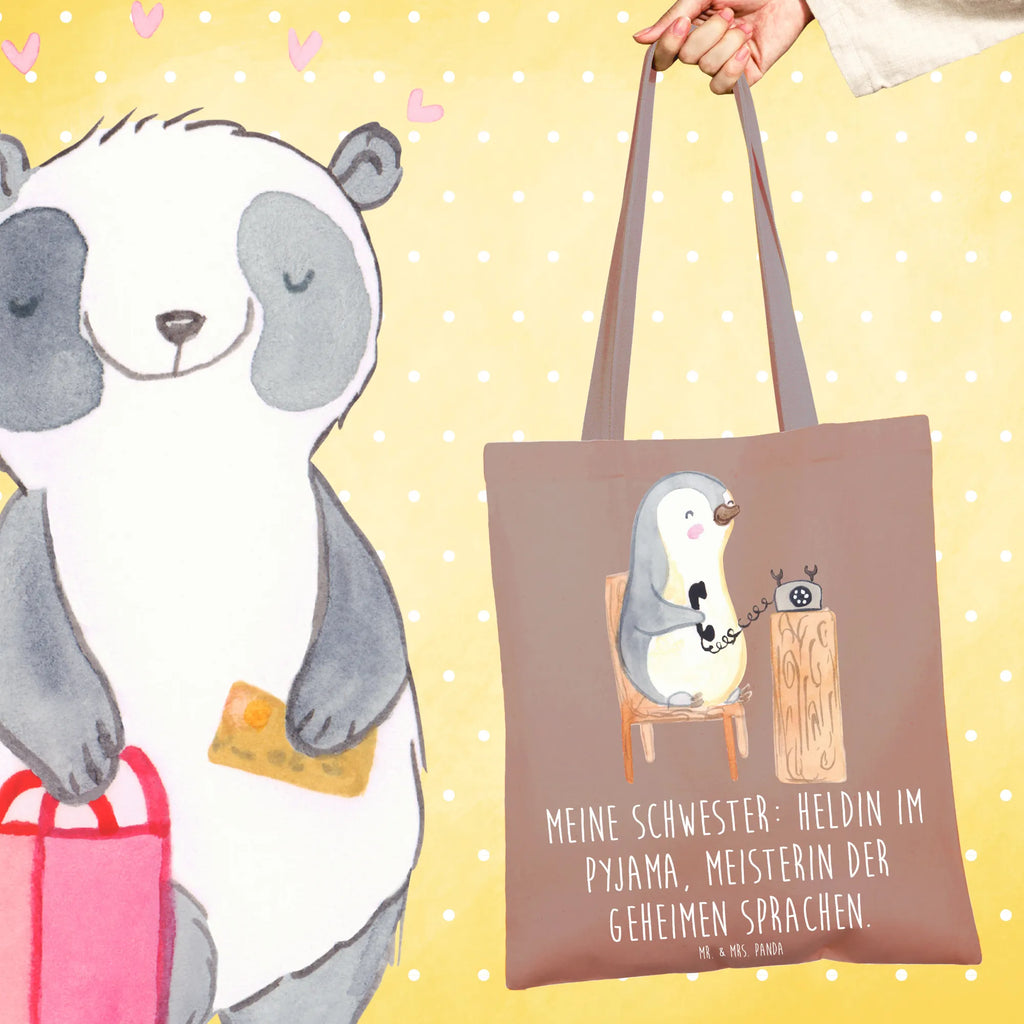 Tragetasche Schwester Heldin Stoffbeutel, Badetasche, Stofftasche, Shopper, Tragetasche, Strandtasche, Einkaufstasche, Laptoptasche, Jutetasche, Beutel, Beuteltasche, Jutebeutel, Einkaufstüte, Schultertasche, Tasche, Umhängetasche, Familie, Vatertag, Muttertag, Bruder, Schwester, Mama, Papa, Oma, Opa