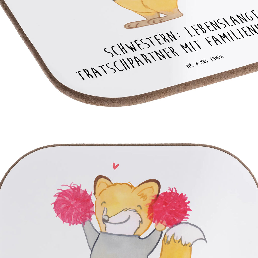 Square coaster Schwestern: Lebenslange Tratschpartner mit Familienvorteil. Untersetzer Holz, Korkuntersetzer, Holzuntersetzer, Untersetzer für Gläser, Tassen Untersetzer, Getränkeuntersetzer, Glasuntersetzer, Untersetzer Gläser, Untersetzer, Bierdeckel, Untersetzer aus Holz, Untersetzer Design, Familie, Vatertag, Muttertag, Bruder, Schwester, Mama, Papa, Oma, Opa