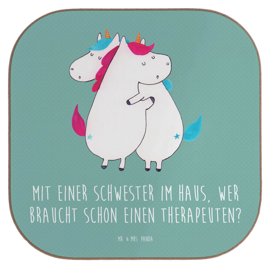 Square coaster Mit einer Schwester im Haus, wer braucht schon einen Therapeuten? Holzuntersetzer, Untersetzer Gläser, Korkuntersetzer, Untersetzer, Bierdeckel, Getränkeuntersetzer, Glasuntersetzer, Untersetzer Holz, Untersetzer aus Holz, Untersetzer für Gläser, Tassen Untersetzer, Untersetzer Design, Familie, Vatertag, Muttertag, Bruder, Schwester, Mama, Papa, Oma, Opa