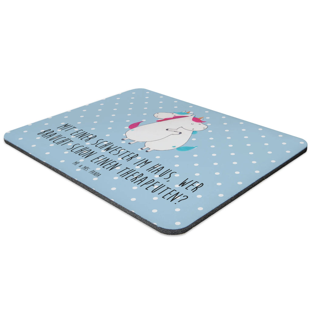 Mouse mat Mit einer Schwester im Haus, wer braucht schon einen Therapeuten? Mauspad Büro, Designer Mauspad, Mauspad, Mousepad, Büroausstattung, PC Zubehör, Arbeitszimmer, Mausunterlage, Einzigartiges Mauspad, Computer zubehör, Familie, Vatertag, Muttertag, Bruder, Schwester, Mama, Papa, Oma, Opa