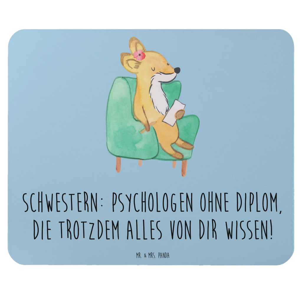 Mouse mat Schwestern: Psychologen ohne Diplom, die trotzdem alles von dir wissen! Arbeitszimmer, Computer zubehör, PC Zubehör, Einzigartiges Mauspad, Mousepad, Mausunterlage, Büroausstattung, Mauspad Büro, Mauspad, Designer Mauspad, Familie, Vatertag, Muttertag, Bruder, Schwester, Mama, Papa, Oma, Opa