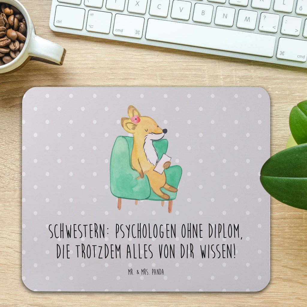 Mouse mat Schwestern: Psychologen ohne Diplom, die trotzdem alles von dir wissen! Arbeitszimmer, Computer zubehör, PC Zubehör, Einzigartiges Mauspad, Mousepad, Mausunterlage, Büroausstattung, Mauspad Büro, Mauspad, Designer Mauspad, Familie, Vatertag, Muttertag, Bruder, Schwester, Mama, Papa, Oma, Opa