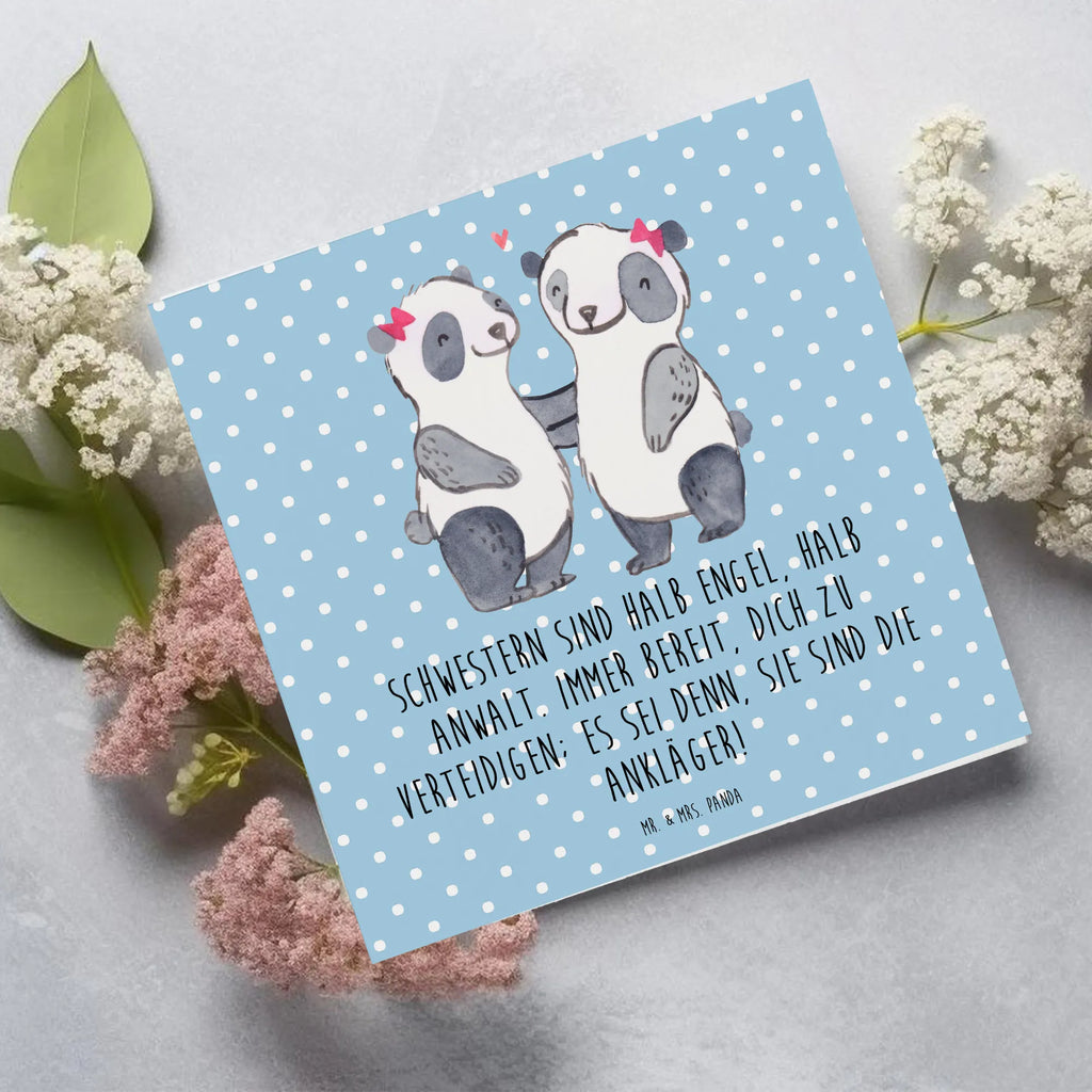 Deluxe Karte Schwesternwunder Karte, Glückwunschkarte, Geburtstagskarte, Hochwertige Grußkarte, Einladungskarte, Hochwertige Klappkarte, Grußkarte, Hochzeitskarte, Klappkarte, Familie, Vatertag, Muttertag, Bruder, Schwester, Mama, Papa, Oma, Opa