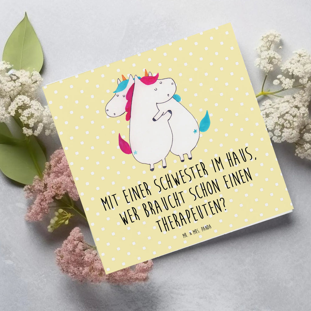 Deluxe Karte Schwester Glück Hochzeitskarte, Karte, Geburtstagskarte, Grußkarte, Glückwunschkarte, Hochwertige Grußkarte, Hochwertige Klappkarte, Einladungskarte, Klappkarte, Familie, Vatertag, Muttertag, Bruder, Schwester, Mama, Papa, Oma, Opa