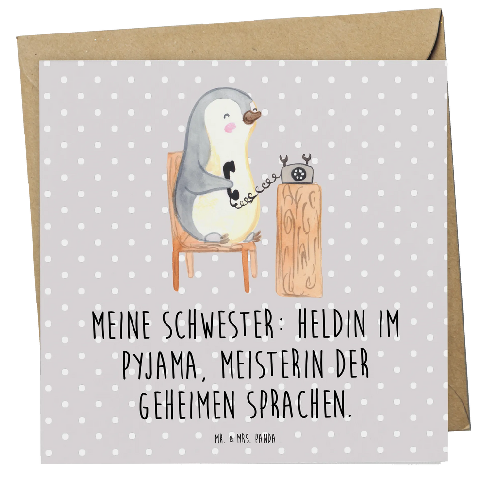 Deluxe Karte Schwester Heldin Einladungskarte, Hochwertige Klappkarte, Karte, Klappkarte, Hochzeitskarte, Geburtstagskarte, Grußkarte, Glückwunschkarte, Hochwertige Grußkarte, Familie, Vatertag, Muttertag, Bruder, Schwester, Mama, Papa, Oma, Opa