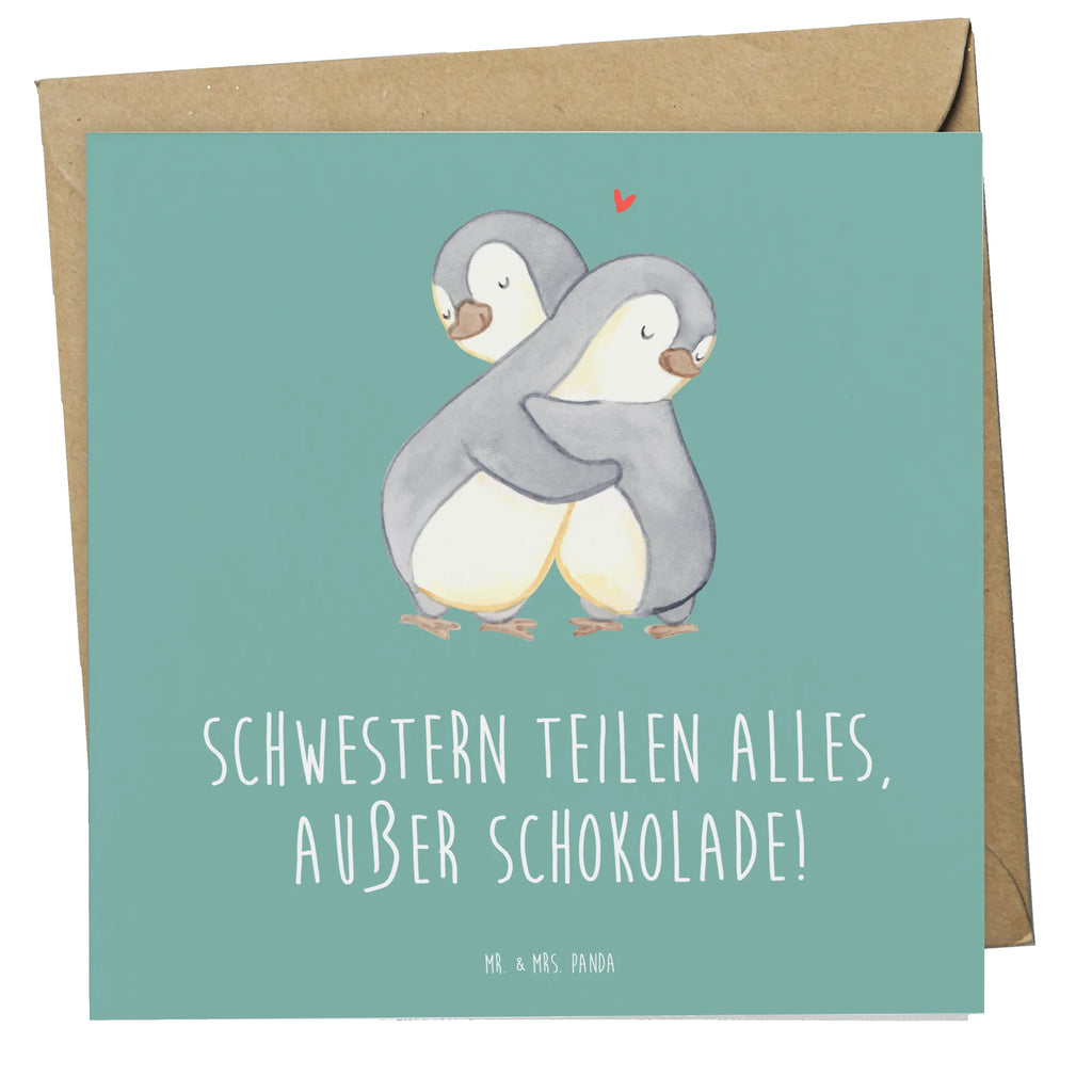 Deluxe Karte Schwestern Liebe Klappkarte, Grußkarte, Hochzeitskarte, Glückwunschkarte, Hochwertige Klappkarte, Karte, Einladungskarte, Geburtstagskarte, Hochwertige Grußkarte, Familie, Vatertag, Muttertag, Bruder, Schwester, Mama, Papa, Oma, Opa