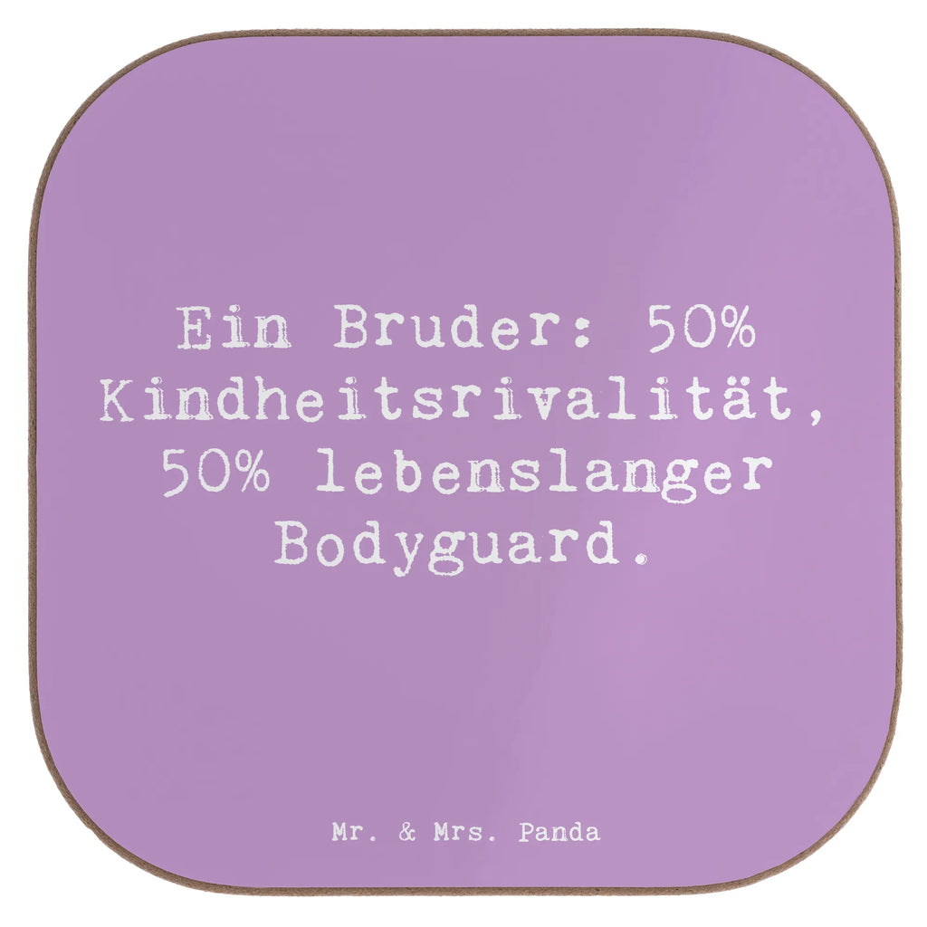 Square coaster Saying Ein Bruder: 50% Kindheitsrivalität, 50% lebenslanger Bodyguard. Untersetzer aus Holz, Untersetzer Gläser, Korkuntersetzer, Untersetzer, Untersetzer Holz, Tassen Untersetzer, Untersetzer für Gläser, Untersetzer Design, Getränkeuntersetzer, Bierdeckel, Glasuntersetzer, Holzuntersetzer, Familie, Vatertag, Muttertag, Bruder, Schwester, Mama, Papa, Oma, Opa