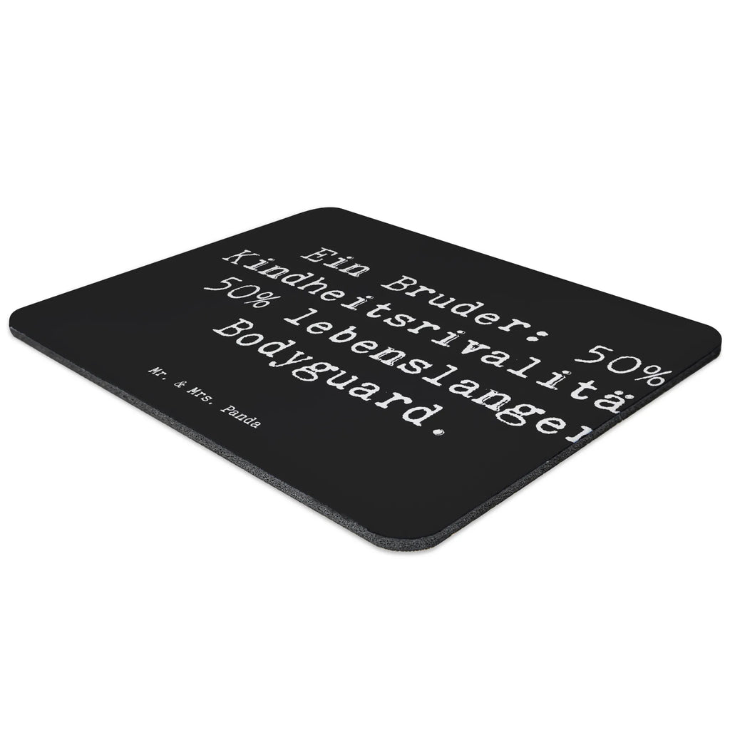 Mouse mat Saying Ein Bruder: 50% Kindheitsrivalität, 50% lebenslanger Bodyguard. Mauspad, PC Zubehör, Büroausstattung, Arbeitszimmer, Mauspad Büro, Mousepad, Computer zubehör, Mausunterlage, Einzigartiges Mauspad, Designer Mauspad, Familie, Vatertag, Muttertag, Bruder, Schwester, Mama, Papa, Oma, Opa