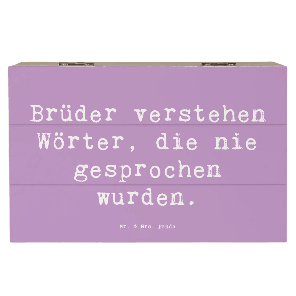 Wooden chest Saying Brüder verstehen Wörter, die nie gesprochen wurden. Holzkiste, Geschenkbox, Geschenkdose, Kiste, XXL, Erinnerungskiste, Truhe, Schatzkiste, Aufbewahrungsbox, Erinnerungsbox, Dekokiste, Schatulle, Familie, Vatertag, Muttertag, Bruder, Schwester, Mama, Papa, Oma, Opa