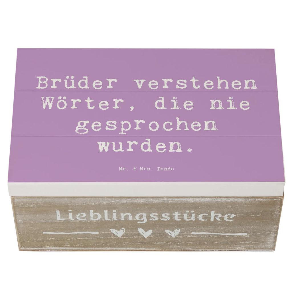 Wooden chest Saying Brüder verstehen Wörter, die nie gesprochen wurden. Holzkiste, Geschenkbox, Geschenkdose, Kiste, XXL, Erinnerungskiste, Truhe, Schatzkiste, Aufbewahrungsbox, Erinnerungsbox, Dekokiste, Schatulle, Familie, Vatertag, Muttertag, Bruder, Schwester, Mama, Papa, Oma, Opa