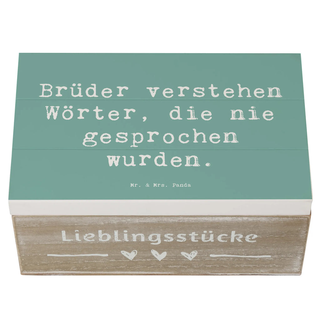 Wooden chest Saying Brüder verstehen Wörter, die nie gesprochen wurden. Holzkiste, Geschenkbox, Geschenkdose, Kiste, XXL, Erinnerungskiste, Truhe, Schatzkiste, Aufbewahrungsbox, Erinnerungsbox, Dekokiste, Schatulle, Familie, Vatertag, Muttertag, Bruder, Schwester, Mama, Papa, Oma, Opa