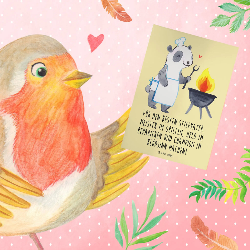 Grußkarte Bester Stiefvater Geburtstagskarte, Einladungskarte, Ansichtskarten, Glückwunschkarte, Karte, Grußkarte, Hochzeitskarte, Klappkarte, Familie, Vatertag, Muttertag, Bruder, Schwester, Mama, Papa, Oma, Opa