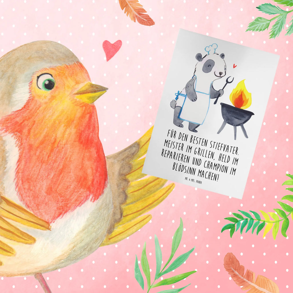 Grußkarte Bester Stiefvater Geburtstagskarte, Einladungskarte, Ansichtskarten, Glückwunschkarte, Karte, Grußkarte, Hochzeitskarte, Klappkarte, Familie, Vatertag, Muttertag, Bruder, Schwester, Mama, Papa, Oma, Opa