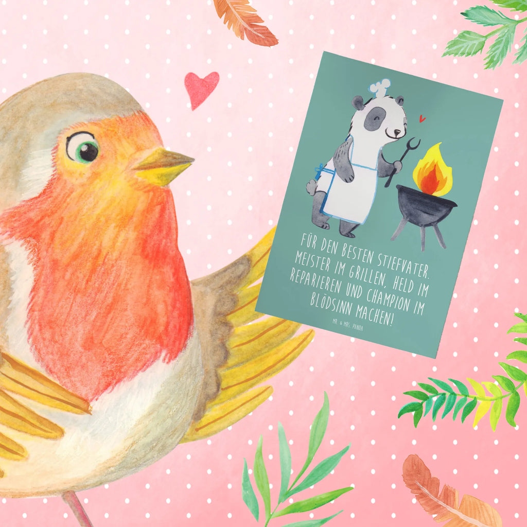 Grußkarte Bester Stiefvater Geburtstagskarte, Einladungskarte, Ansichtskarten, Glückwunschkarte, Karte, Grußkarte, Hochzeitskarte, Klappkarte, Familie, Vatertag, Muttertag, Bruder, Schwester, Mama, Papa, Oma, Opa