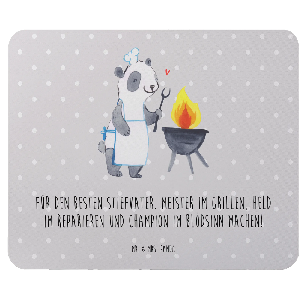 Mouse mat Für den besten Stiefvater. Meister im Grillen, Held im Reparieren und Champion im Blödsinn machen! Arbeitszimmer, Mauspad, Designer Mauspad, Mausunterlage, Mousepad, Computer zubehör, PC Zubehör, Mauspad Büro, Einzigartiges Mauspad, Büroausstattung, Familie, Vatertag, Muttertag, Bruder, Schwester, Mama, Papa, Oma, Opa