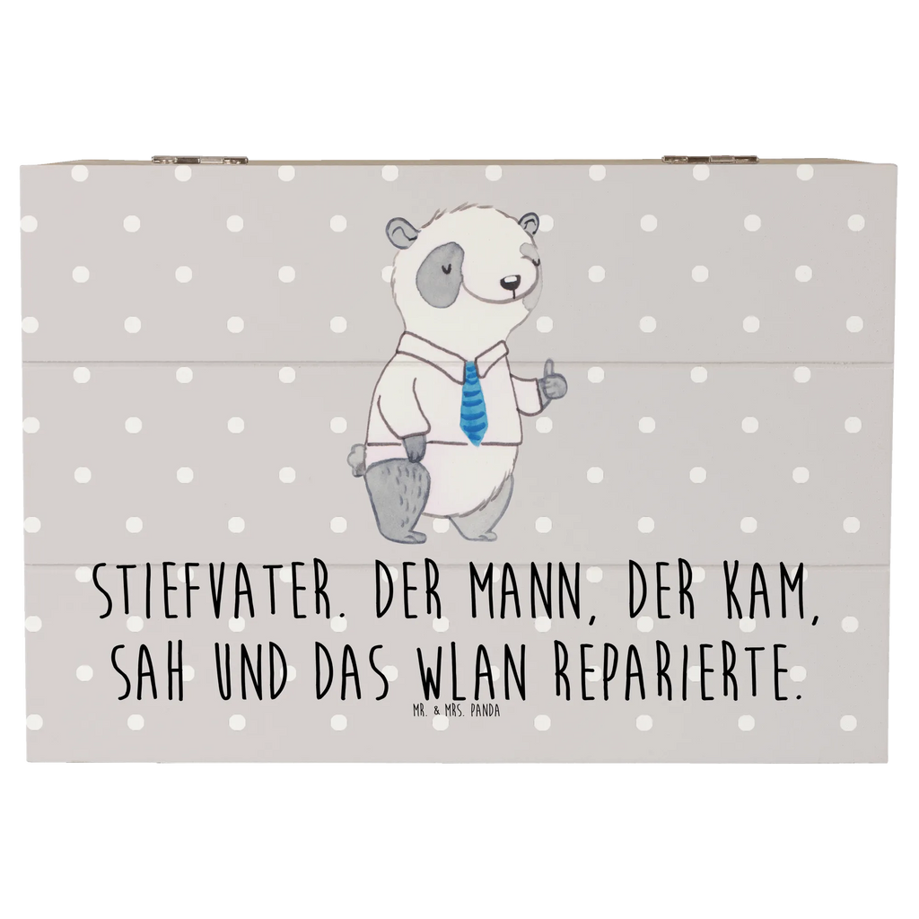 Wooden chest Stiefvater. Der Mann, der kam, sah und das WLAN reparierte. Kiste, Truhe, Erinnerungsbox, Erinnerungskiste, Geschenkbox, XXL, Dekokiste, Aufbewahrungsbox, Holzkiste, Geschenkdose, Schatulle, Schatzkiste, Familie, Vatertag, Muttertag, Bruder, Schwester, Mama, Papa, Oma, Opa