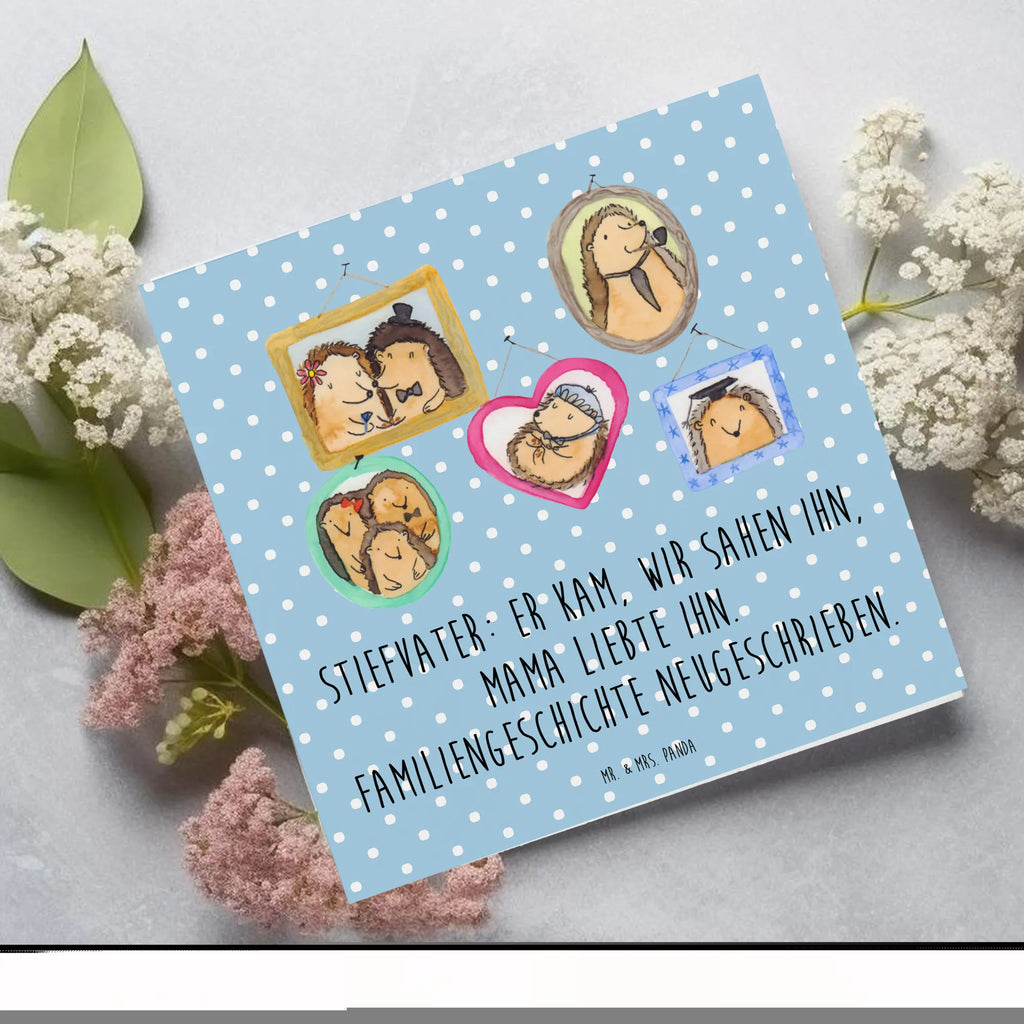 Deluxe Karte Stiefvater Liebe Hochwertige Klappkarte, Grußkarte, Geburtstagskarte, Hochzeitskarte, Einladungskarte, Klappkarte, Karte, Hochwertige Grußkarte, Glückwunschkarte, Familie, Vatertag, Muttertag, Bruder, Schwester, Mama, Papa, Oma, Opa