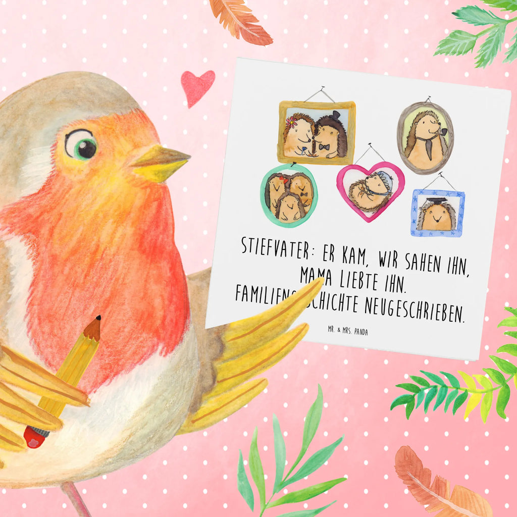 Deluxe Karte Stiefvater Liebe Hochwertige Klappkarte, Grußkarte, Geburtstagskarte, Hochzeitskarte, Einladungskarte, Klappkarte, Karte, Hochwertige Grußkarte, Glückwunschkarte, Familie, Vatertag, Muttertag, Bruder, Schwester, Mama, Papa, Oma, Opa