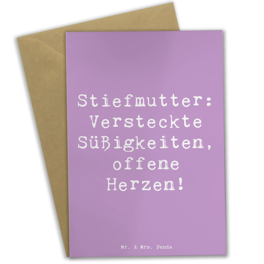 Grußkarte Spruch Stiefmutter Herzen Klappkarte, Glückwunschkarte, Grußkarte, Geburtstagskarte, Ansichtskarten, Einladungskarte, Hochzeitskarte, Karte, Familie, Vatertag, Muttertag, Bruder, Schwester, Mama, Papa, Oma, Opa