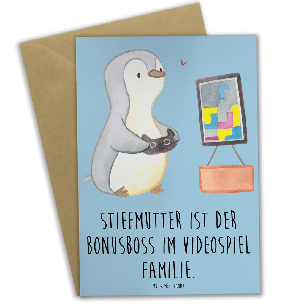 Greetings card Stiefmutter ist der Bonusboss im Videospiel Familie. Karte, Ansichtskarten, Glückwunschkarte, Geburtstagskarte, Hochzeitskarte, Einladungskarte, Klappkarte, Grußkarte, Familie, Vatertag, Muttertag, Bruder, Schwester, Mama, Papa, Oma, Opa