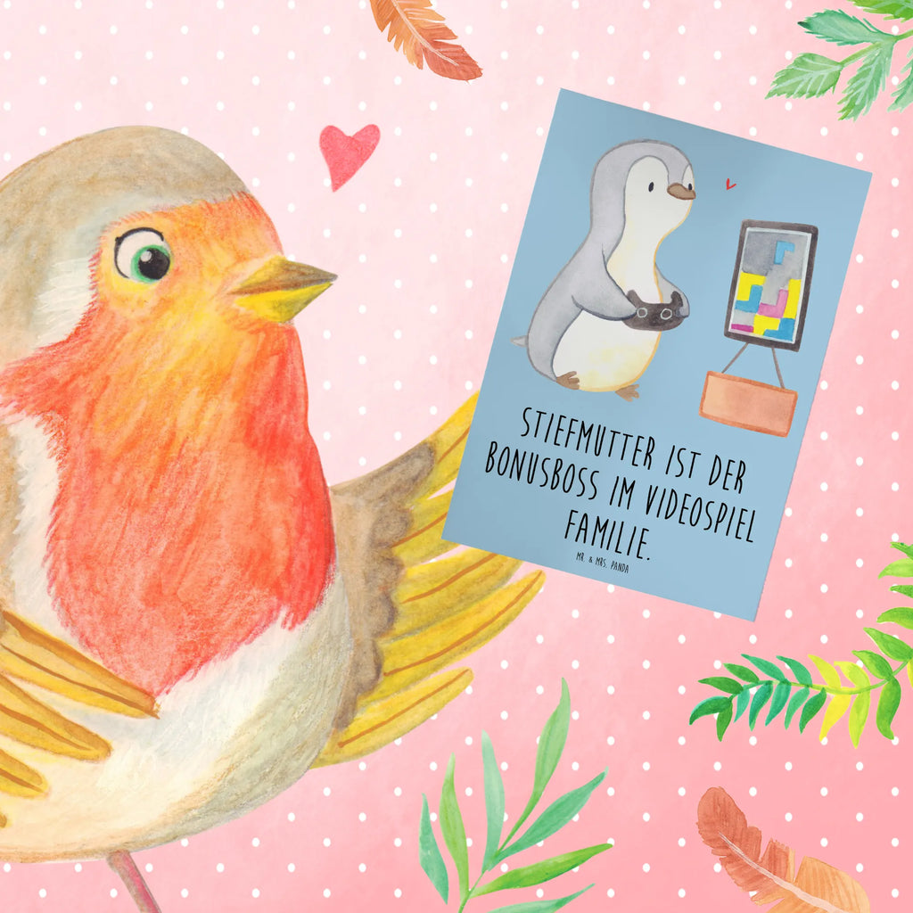 Greetings card Stiefmutter ist der Bonusboss im Videospiel Familie. Karte, Ansichtskarten, Glückwunschkarte, Geburtstagskarte, Hochzeitskarte, Einladungskarte, Klappkarte, Grußkarte, Familie, Vatertag, Muttertag, Bruder, Schwester, Mama, Papa, Oma, Opa