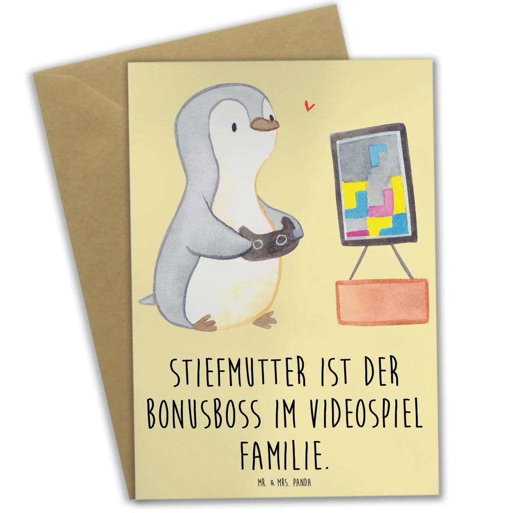 Greetings card Stiefmutter ist der Bonusboss im Videospiel Familie. Karte, Ansichtskarten, Glückwunschkarte, Geburtstagskarte, Hochzeitskarte, Einladungskarte, Klappkarte, Grußkarte, Familie, Vatertag, Muttertag, Bruder, Schwester, Mama, Papa, Oma, Opa