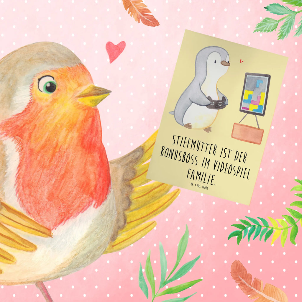 Greetings card Stiefmutter ist der Bonusboss im Videospiel Familie. Karte, Ansichtskarten, Glückwunschkarte, Geburtstagskarte, Hochzeitskarte, Einladungskarte, Klappkarte, Grußkarte, Familie, Vatertag, Muttertag, Bruder, Schwester, Mama, Papa, Oma, Opa