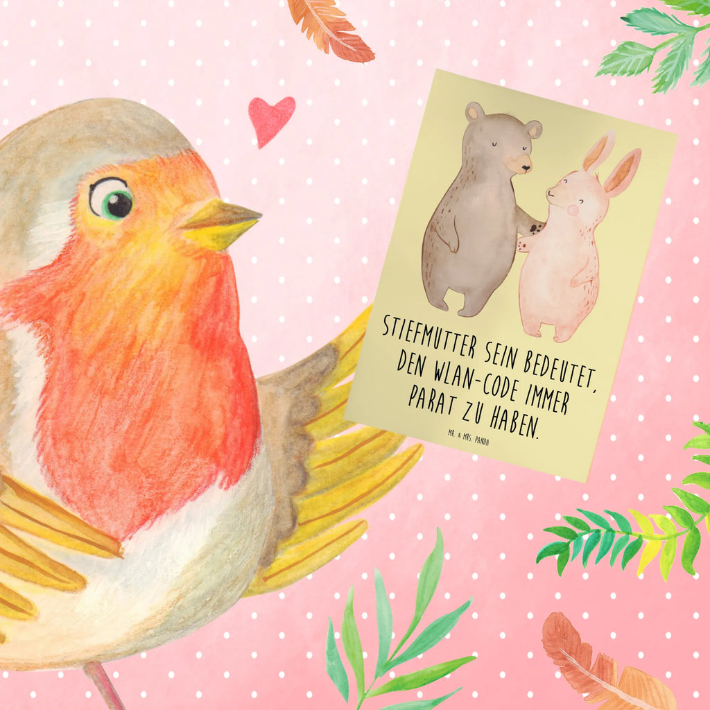 Grußkarte Stiefmutter Heldin Glückwunschkarte, Karte, Einladungskarte, Geburtstagskarte, Klappkarte, Grußkarte, Ansichtskarten, Hochzeitskarte, Familie, Vatertag, Muttertag, Bruder, Schwester, Mama, Papa, Oma, Opa